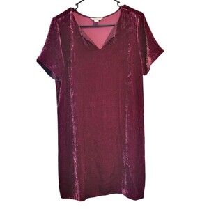 Sundance Plum Velvet Olivia Dress Size Petite Medium Silk Blend